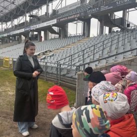 wycieczka autokarowa grypy III na Stadion Korony Kielce