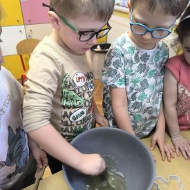 Dokarmianie ptaków - działania edukacyjne w grupie II Motylki