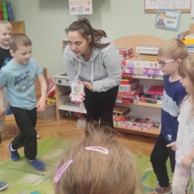 Zajęcia logopedyczne z udziałem rodzica w grupie III.