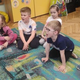 Zajęcia logopedyczne z udziałem rodzica w grupie III.