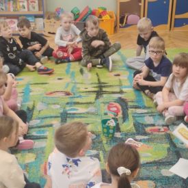 Zajęcia logopedyczne z udziałem rodzica w grupie III.