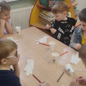 Zajęcia logopedyczne z udziałem rodzica w grupie III.