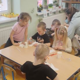 Zajęcia logopedyczne z udziałem rodzica w grupie III.