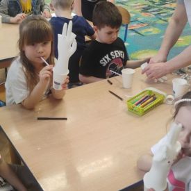 Zajęcia logopedyczne z udziałem rodzica w grupie III.