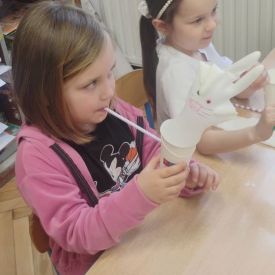 Zajęcia logopedyczne z udziałem rodzica w grupie III.