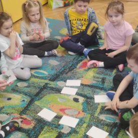 Zajęcia logopedyczne z udziałem rodzica w grupie III.