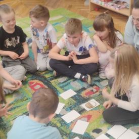 Zajęcia logopedyczne z udziałem rodzica w grupie III.