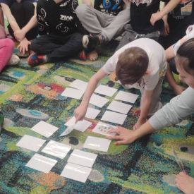 Zajęcia logopedyczne z udziałem rodzica w grupie III.