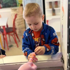 Wizyta grupy II w Magii Karmelu w Kielcach.