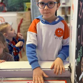 Wizyta grupy II w Magii Karmelu w Kielcach.