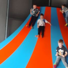 Wizyta dzieci z grupy III w bawialni.