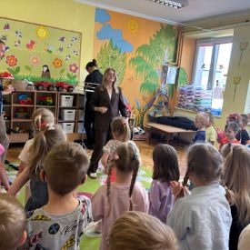 Audycja muzyczna w przedszkolu