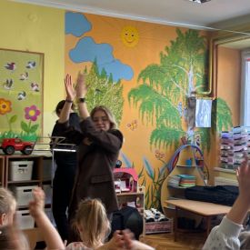 Audycja muzyczna w przedszkolu