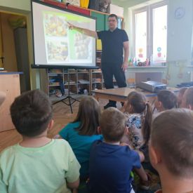 Spotkanie edukacyjne z pracownikiem Sanepidu