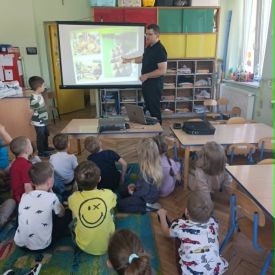 Spotkanie edukacyjne z pracownikiem Sanepidu