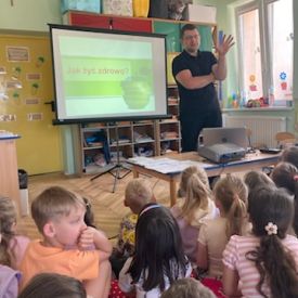 Spotkanie edukacyjne z pracownikiem Sanepidu