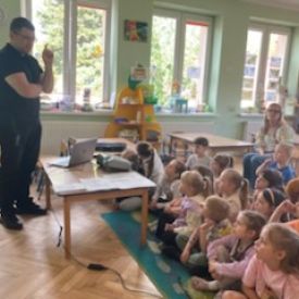 Spotkanie edukacyjne z pracownikiem Sanepidu