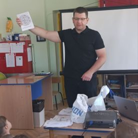 Spotkanie edukacyjne z pracownikiem Sanepidu