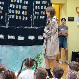 Występ Kółka teatralnego w przedszkoluWystęp Kółka teatralnego w przedszkolu
