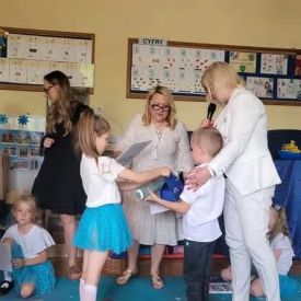 Zakończenie roku w grupie 4.