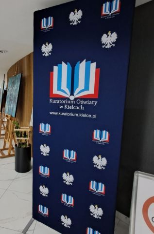 Baner informacyjny Kuratorium Oświaty w Kielcach