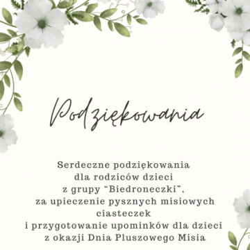 Podziękowania