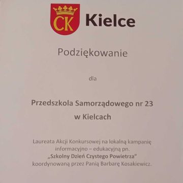 podziękowania