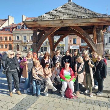Pracownicy Przedszkola podczas wycieczki do Sandomierza