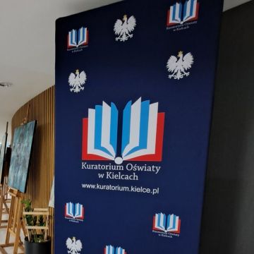 Baner informacyjny Kuratorium Oświaty w Kielcach
