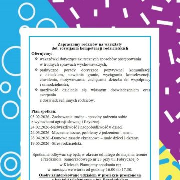 WARSZTATY DLA RODZICÓW